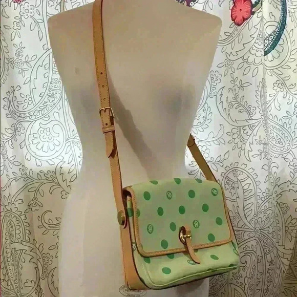 Green Polkadot Dooney &Bourke - Picture 2 of 11